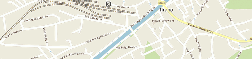 Mappa della impresa capelli costantino e c a TIRANO