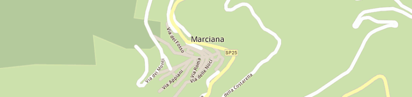 Mappa della impresa ciangherotti e c di ciangherotti daniele e del bono stefania snc a MARCIANA
