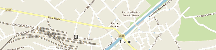 Mappa della impresa credito valtellinese a TIRANO