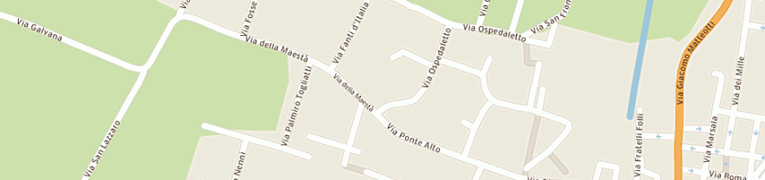 Mappa della impresa boggiani di ghezzi ne domina fsnc a NOCETO