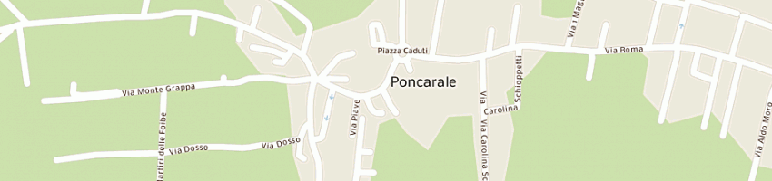 Mappa della impresa dolce capriccio a PONCARALE