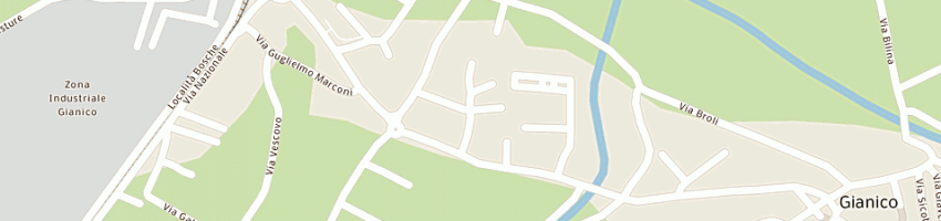Mappa della impresa tedeschi elio a GIANICO