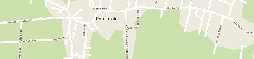 Mappa della impresa zerneri acciai spa a PONCARALE