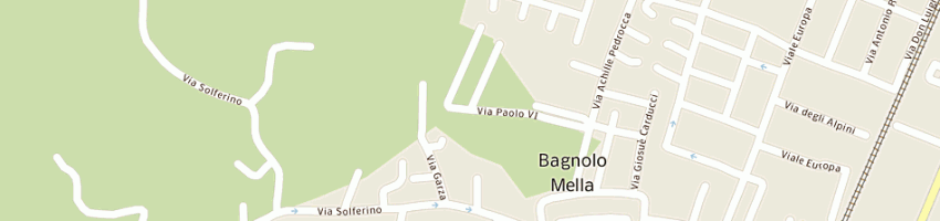 Mappa della impresa studio azienda di siracusa maria giovanna e c (sas) a BAGNOLO MELLA