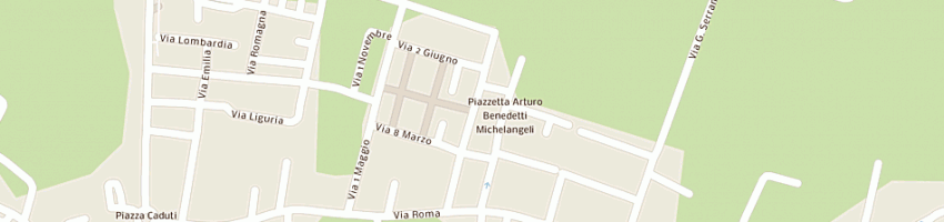 Mappa della impresa piceni domenico a PONCARALE
