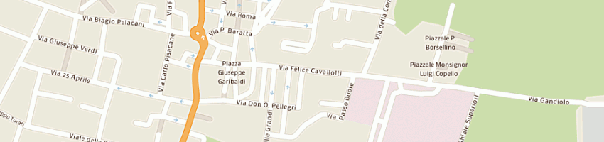 Mappa della impresa panificio benassi ivano e anselmo snc a NOCETO