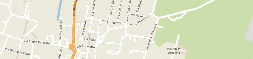 Mappa della impresa ast ra srl a NOCETO