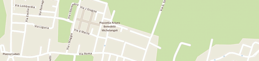 Mappa della impresa modonesi angiolino a PONCARALE