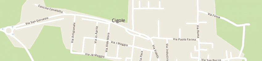 Mappa della impresa moretti antonio a CIGOLE