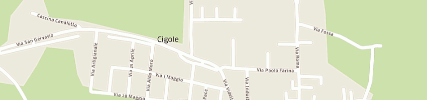 Mappa della impresa arrigo maurizio a CIGOLE