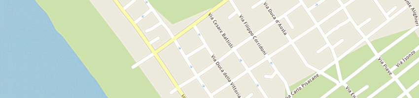 Mappa della impresa albergo la bitta a PIETRASANTA