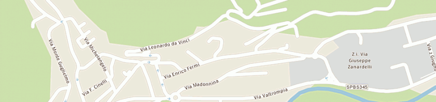 Mappa della impresa sanzogni renato a GARDONE VAL TROMPIA