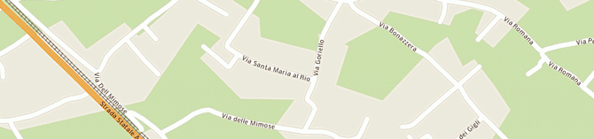 Mappa della impresa trattoria pucci g snc a PIETRASANTA