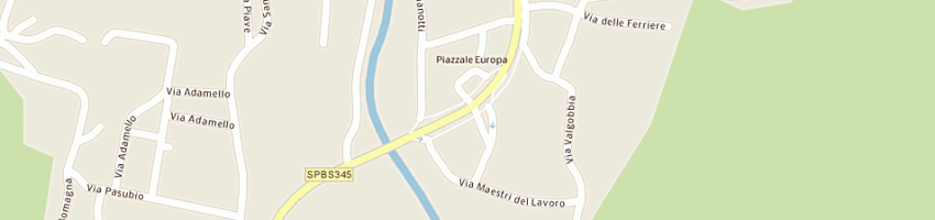 Mappa della impresa agenzia pratiche automobilistiche guardiani raffaele a SAREZZO