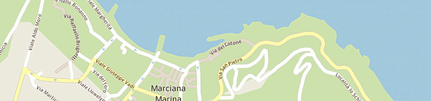 Mappa della impresa ristorante borgo al cotone a MARCIANA MARINA