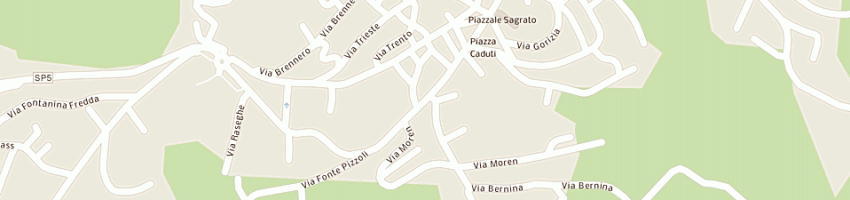 Mappa della impresa ambulatorio comunale a BORNO