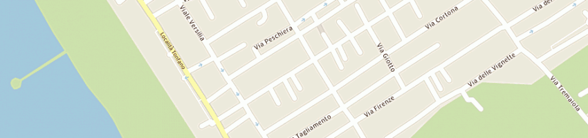 Mappa della impresa albergo apuana a PIETRASANTA