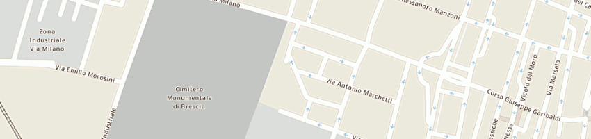 Mappa della impresa municipio settori e servizi a BRESCIA