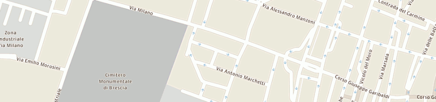 Mappa della impresa associazione nazionale partigiani d'italia a BRESCIA