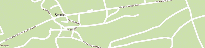 Mappa della impresa della franca paolo e c sas a SERNIO