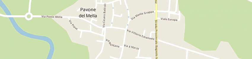 Mappa della impresa impresa edile di chiari carlo e piubeni e snc a PAVONE DEL MELLA