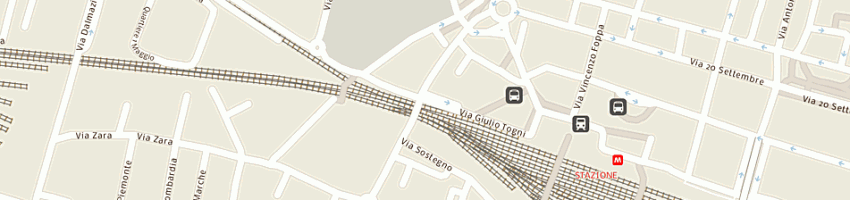 Mappa della impresa hu sui wei a BRESCIA
