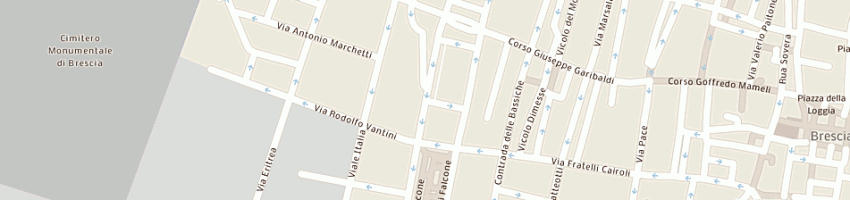 Mappa della impresa rigosa e ziletti assicurazioni sas a BRESCIA