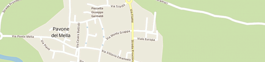 Mappa della impresa nuova s benedetto (srl) a PAVONE DEL MELLA