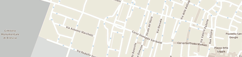 Mappa della impresa unionfidi piemonte soc coop di garanzia coll fidi a BRESCIA