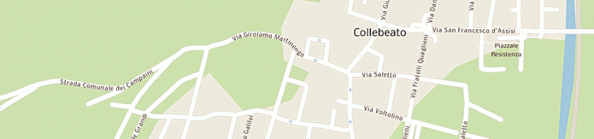 Mappa della impresa scuola media a COLLEBEATO
