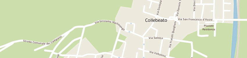 Mappa della impresa il cavaliere ristorante srl a COLLEBEATO