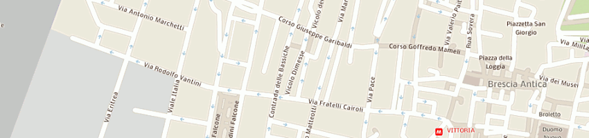 Mappa della impresa societa' di servizi la bussola a BRESCIA