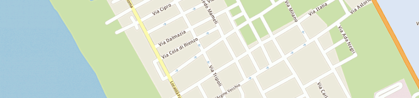 Mappa della impresa bar milano a PIETRASANTA
