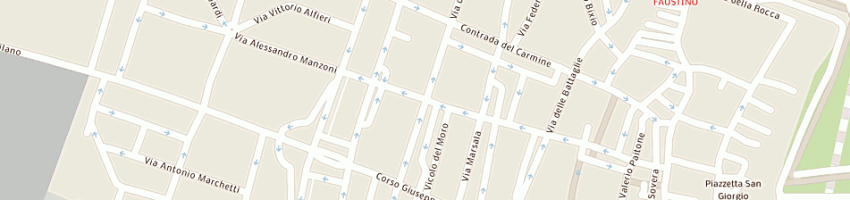 Mappa della impresa santuario s maria della grazie a BRESCIA