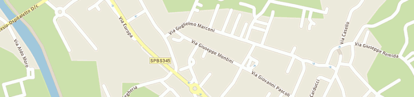 Mappa della impresa carabinieri a CONCESIO