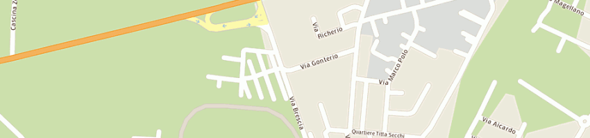 Mappa della impresa pini alberto a LENO