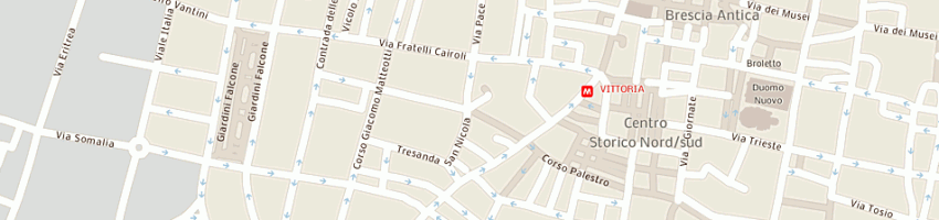 Mappa della impresa profumerie douglas spa a BRESCIA