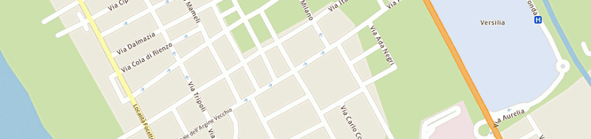 Mappa della impresa all fur srl a PIETRASANTA