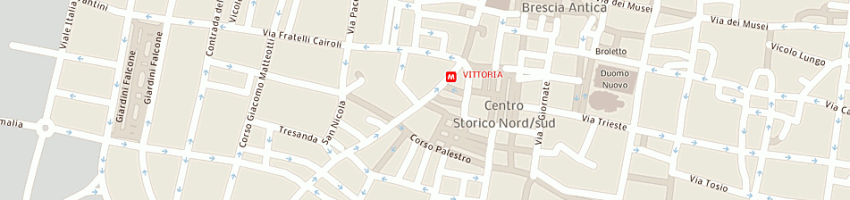 Mappa della impresa valentini alfredo srl a BRESCIA