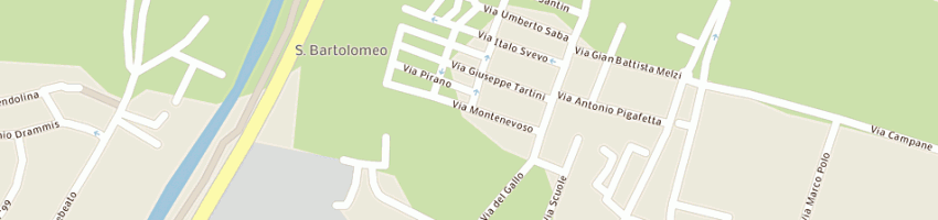 Mappa della impresa antica materasseria zappa a BRESCIA