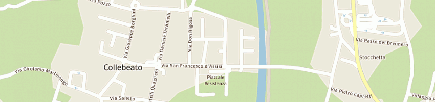 Mappa della impresa tipolitografia fiorucci di fiorucci a e c (snc) a COLLEBEATO
