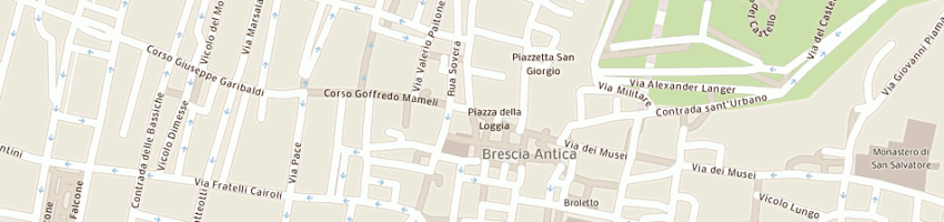 Mappa della impresa tarti srl a BRESCIA