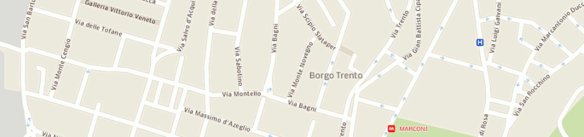 Mappa della impresa carrozzeria trento a BRESCIA