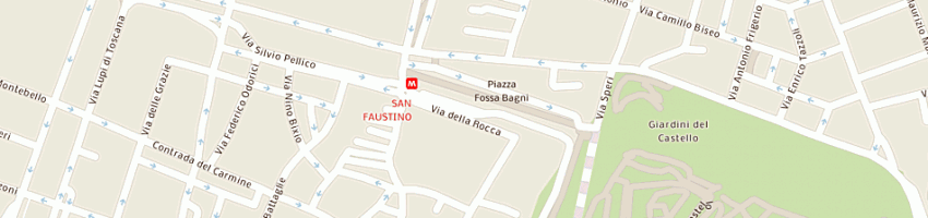Mappa della impresa municipio a BRESCIA