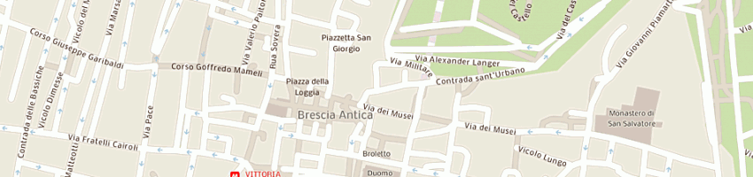 Mappa della impresa melissa sas di paletti alessio e c a BRESCIA