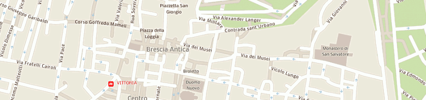 Mappa della impresa al frate di giuseppe zane e c snc a BRESCIA