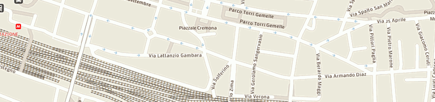 Mappa della impresa motoriparazioni zavaglio a BRESCIA