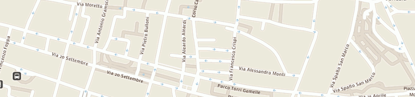 Mappa della impresa tano srl a BRESCIA