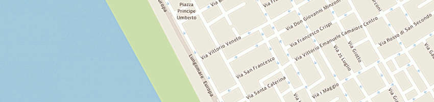 Mappa della impresa versilia blu di spina maurizio a CAMAIORE