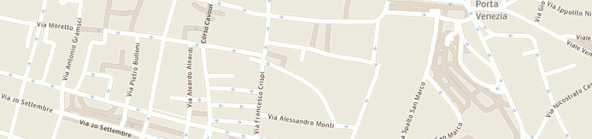 Mappa della impresa iniziative immobiliari srl a BRESCIA